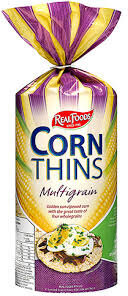 Real Foods Corn Thins Multigrain