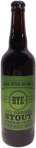Central Waters Rye Barrel Stout