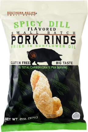 Southern Recipe Spicy Dill Pork Rinds 2oz Bag