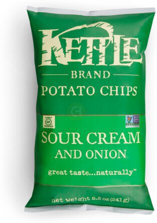 Kettle Brand Sour Cream & Onion Chips 8.5oz Bag