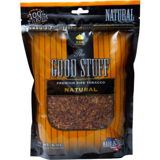 Good Stuff Pipe Tobacco Natural 16oz Bag 16OZ