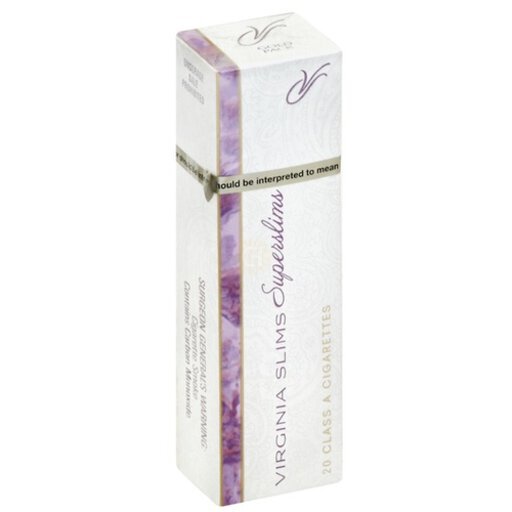 cigarette super slim Virginia Slim Super Slim Gold 100's Box