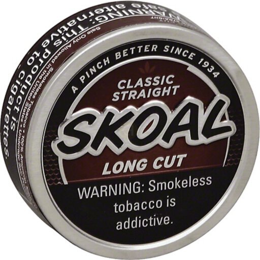 Skoal Straight Long Cut Tin 34GAL