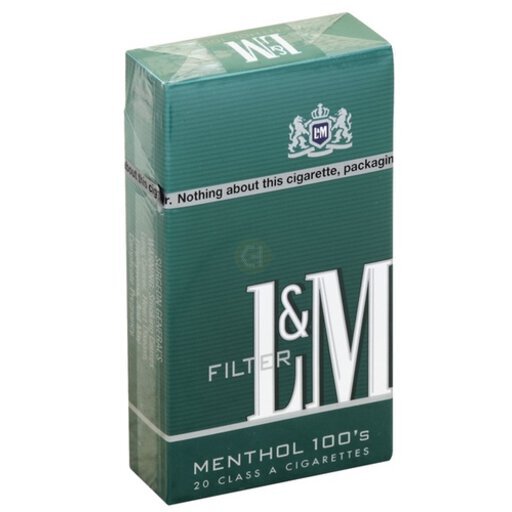 L&M Menthol 100's Box