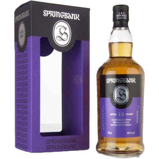 Springbank PureMalt ScotchWhisky 未開封 Springbank 18yr Single Malt - 21 Package Store Covington GA