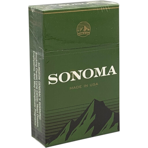 are sonoma cigarettes good Sonoma Menthol Box