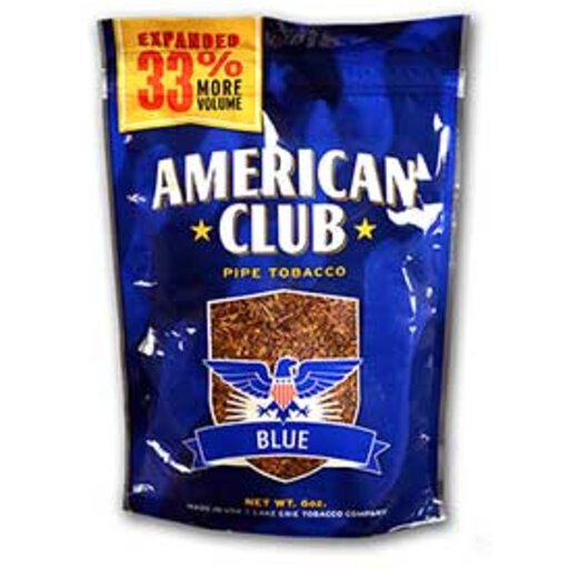 american club tobacco American Club Blue 6OZ