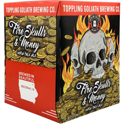 Toppling Goliath Fire Skulls & Money IPA 16OZ Cans - ShopRite