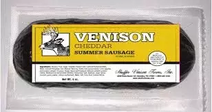 Summer Sausage Venison With Cheddar