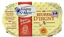 Isigny Salted Churned Salted Butter Ovals Aop