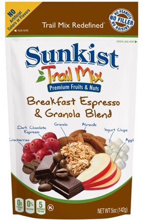 Sunkist Coconut Dark Chocolate Espresso Trail Mix