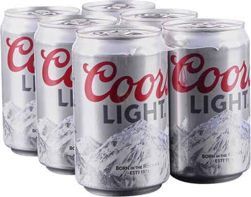 Coors Light 6can