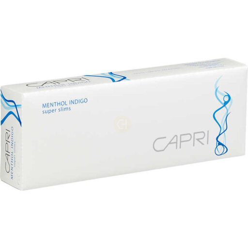 capri cigarettes uk Capri Menthol Indigo 100 Box