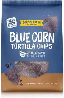 Garden Fresh Blue Corn Tortila Chips 14o