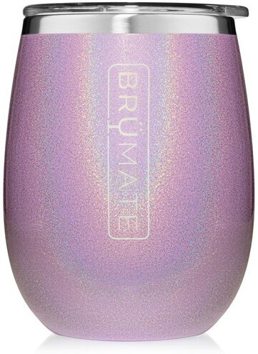 Brumate Uncork'd Wine Glass Glitter Violet