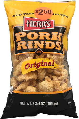 Herr's Pork Rinds Smoked Bbq 3/4 Oz