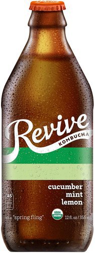 Revive Kombucha Spring Fling Cucumber Lemon Mint
