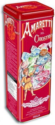 Amaretti del Chiostro Crunchy Amaretti Tower Tin