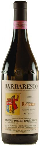 Produttori del Barbaresco Riserva Rio Sordo