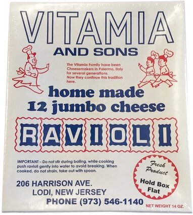 VITAMIA CHEESE RAVIOLI 12 COUNT JUMBO
