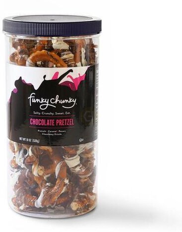 Funky Chunky Chocolate Pretzel Canister
