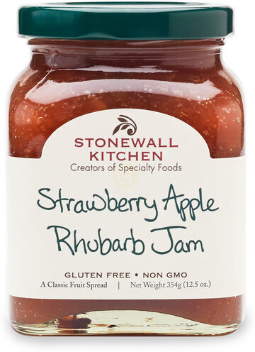 STONEWALL KITCHEN STRAWBERRY APPLE RHUBARB JAM 12.25OZ