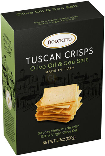 Dolcetto Tuscan Crisps - Olive Oil & Sea Salt