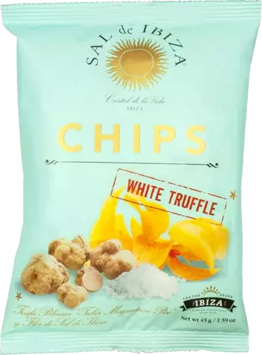 Ibiza Fleur De Sel Wht Truffle Potato Chips 45g