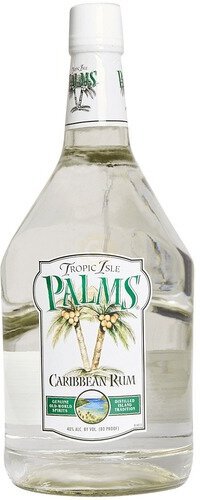 Tropic Isle Palms White Rum 50ML - Big Red Liquors