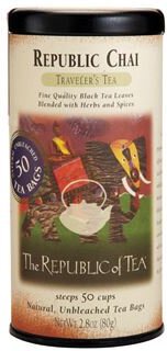 Republic Of Tea Chai Black Tea Bags