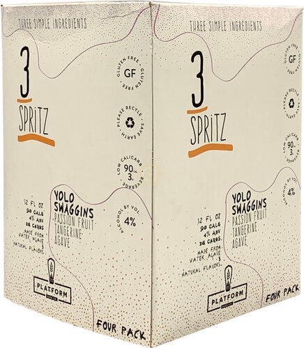 Platform Spritz Agave & Passion Fruit 12oz Cans
