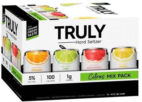 Truly Variety Citrus Pack Cans
