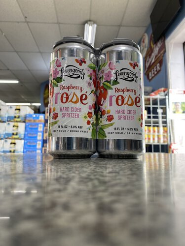 Levengoods Raspberry Rose Hard Cider Spritzer 6/4pk Can