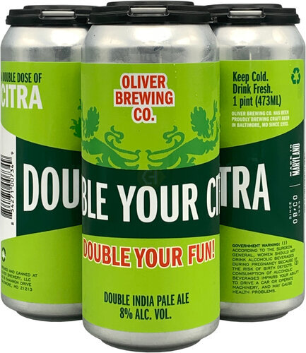 Oliver Double Your Citra 16oz Cans