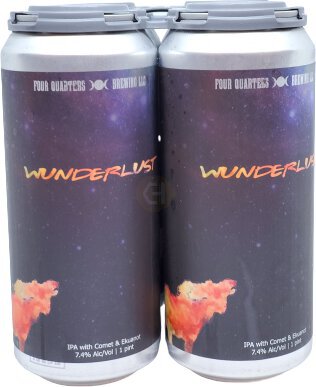 Four Quarters Brewing Wunderlust IPA Winooski Vermont