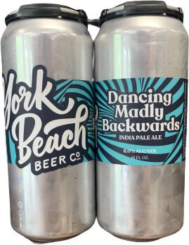 York Beach Beer Dancing Madly Backwards IPA Cans