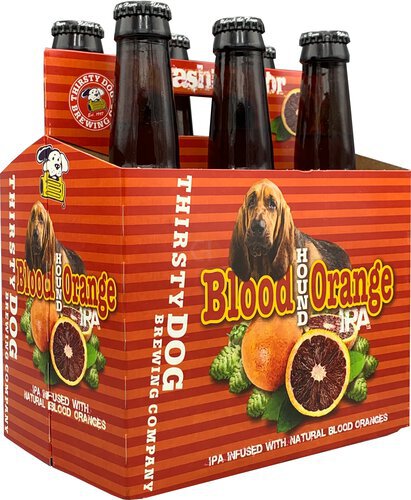 Thirsty Dog Blood Hound Orange IPA 12oz bottles