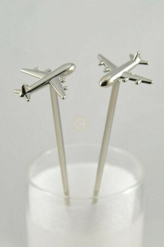 Viski Stir Sticks Airplane 2ct