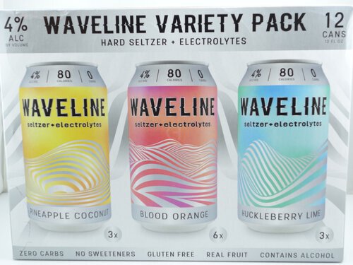 Waveline Hard Seltzer Variety Cans