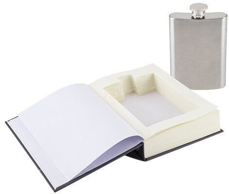 True Foster & Rye Survival Book Sneaky Flask