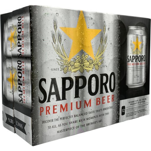 Sapporo 12oz Cans 12OZ - Central Liquors - DC Washington DC