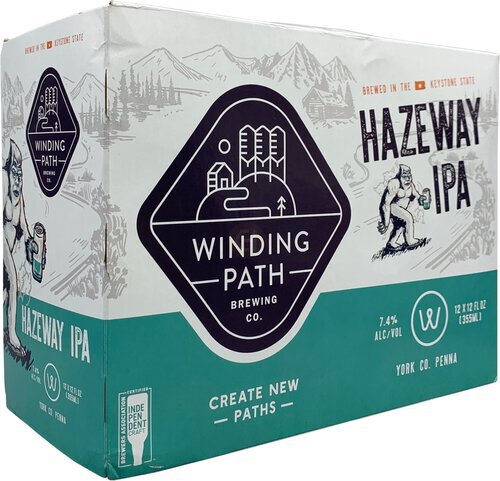 Winding Path Hazeway IPA 12oz Cans