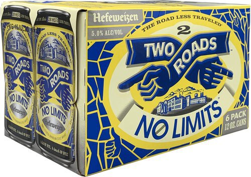 Two Roads No Limits Hefeweizen 12oz Cans