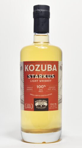 Kozuba & Sons Distillery Single Barrel Starkus Light Whiskey