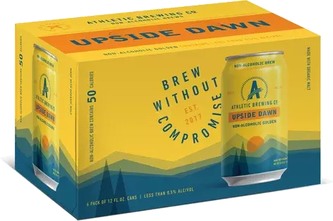 Athletic Brewing - Upside Dawn Non Alcoholic Golden