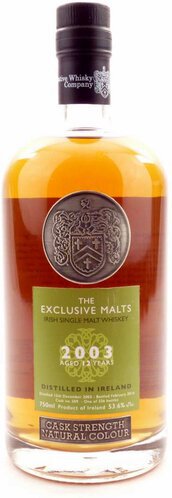 Exclusive Malts 2003 Single Malt Irish Whiskey 12 Years Old