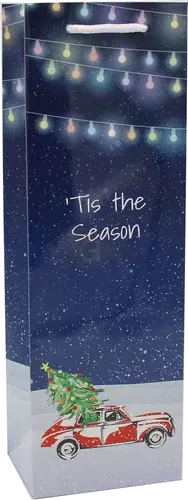 Bella Vita Tis The Season Wine Bag