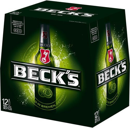 Becks Pilsner Bottle Cold