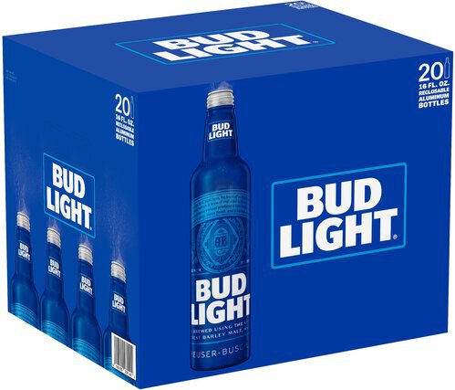 Bud Light Aluminum Bottle Warm