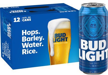 Bud Light Texas Can Cold
